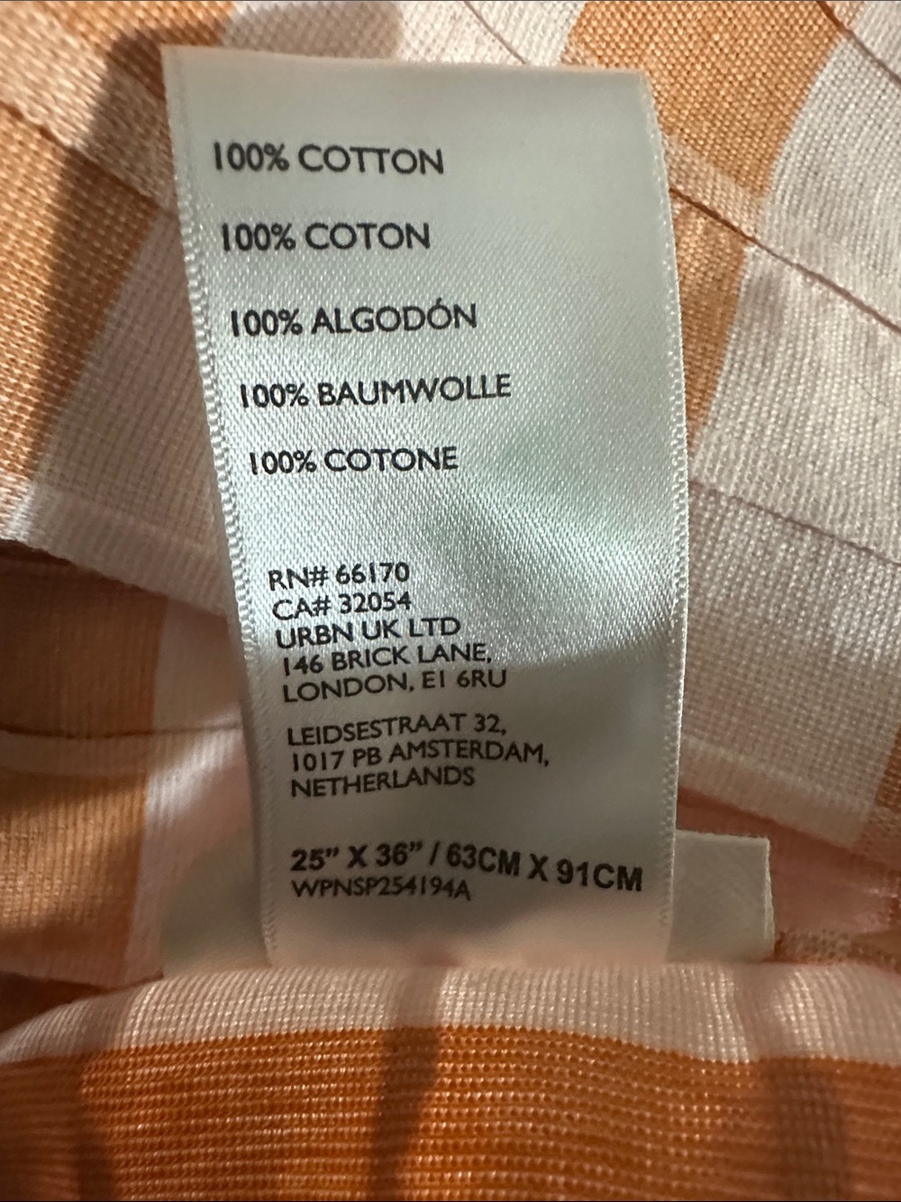 Anthropologie Cotton Woven Striped Cafe Curtains 1 Pair -= 2 Panels 36”x25” - Picture 4 of 5